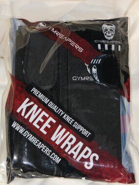 Gymreapers Knee Wraps (black) (NWT)